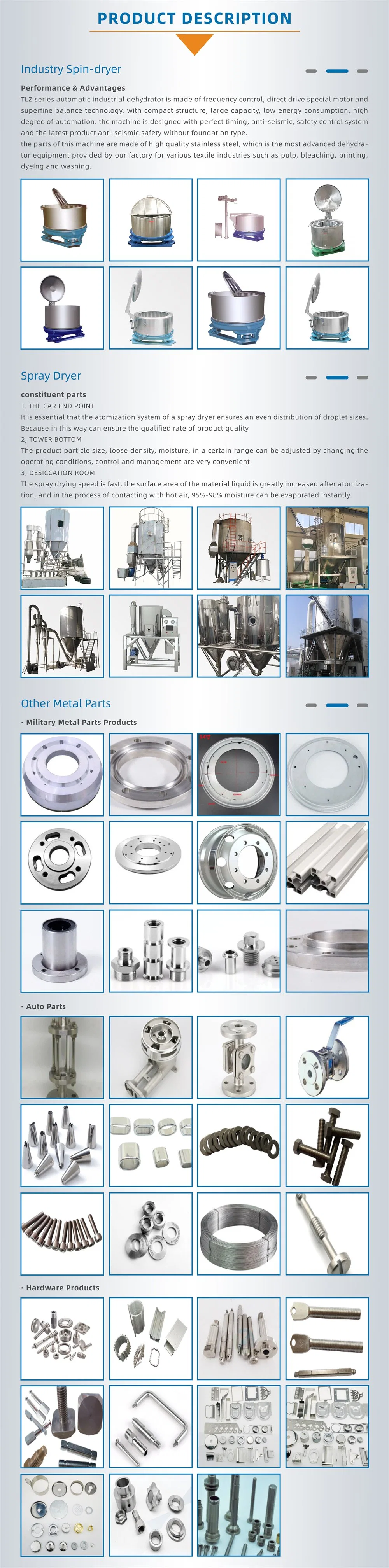 Frequency Control, Direct Drive Special Motor Industrial Dehydrator